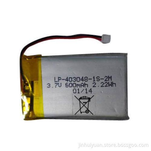 Poly Battery, 403048, with 600mAh Capacity